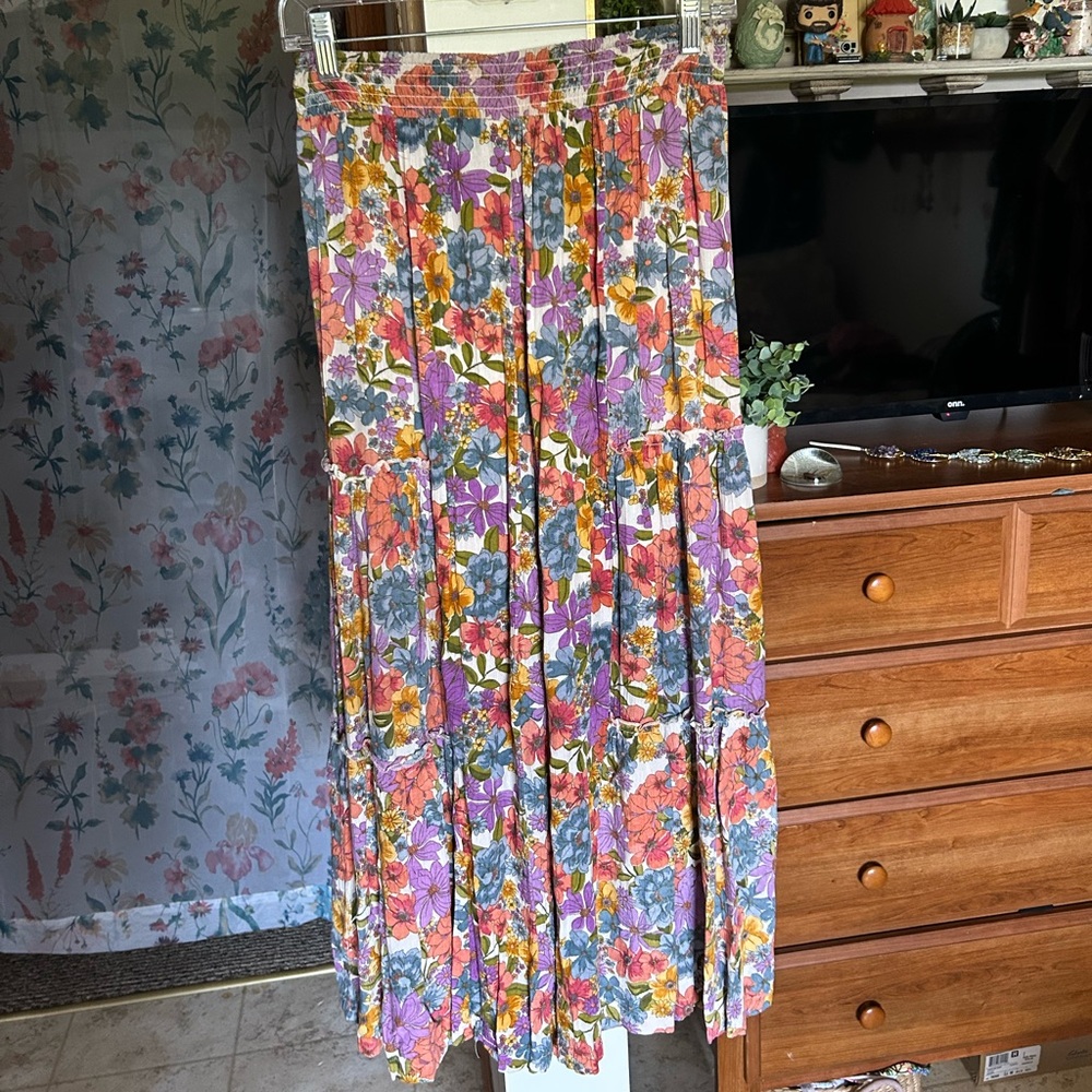 Angie Floral Flowy Pants